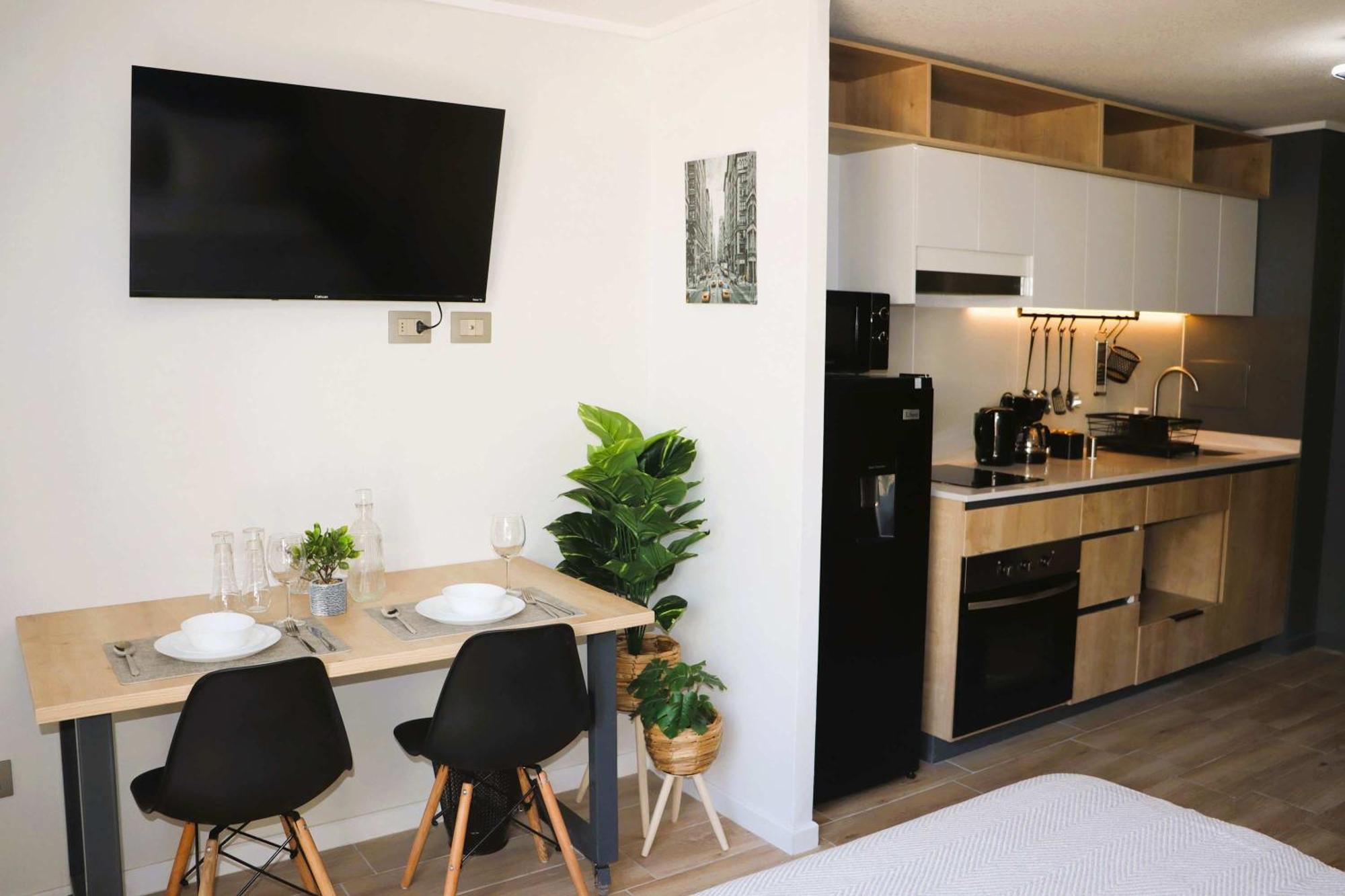 Apartamento Hom I Dpto Estudio Curico Con Fray Camilo Y Airea Cr612